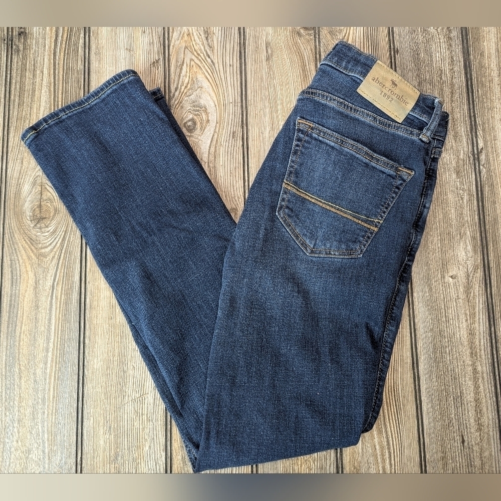 Abercrombie Kids Straight 15/16 Dark Wash Excellent Condition